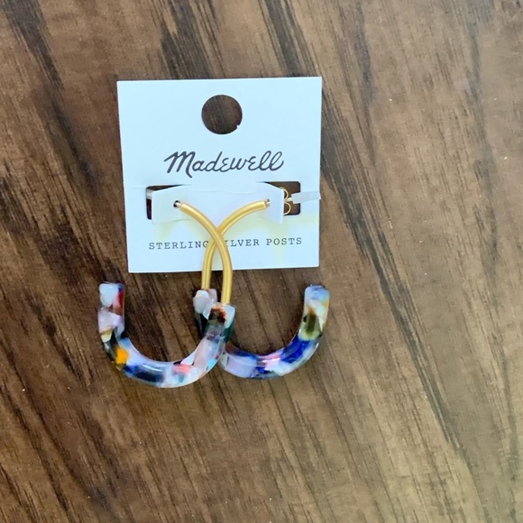 Madewell half and half hoop earring - Picture 8 of 9